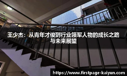 王少杰：从青年才俊到行业领军人物的成长之路与未来展望